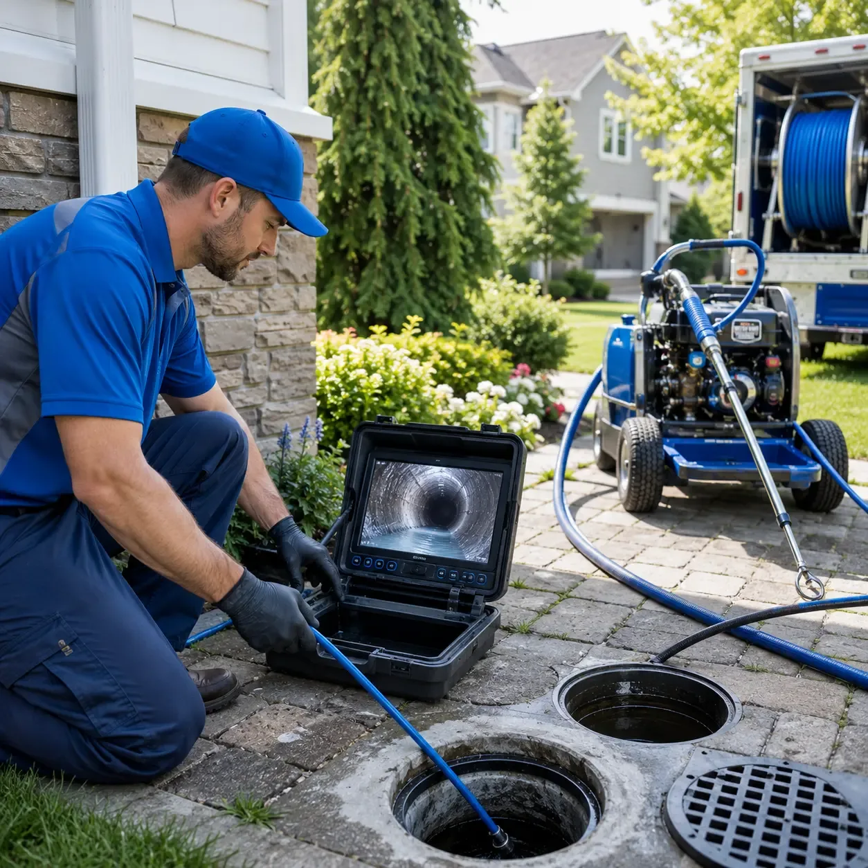 Outdoor drain cleaning professionals serving Deerfield, KS